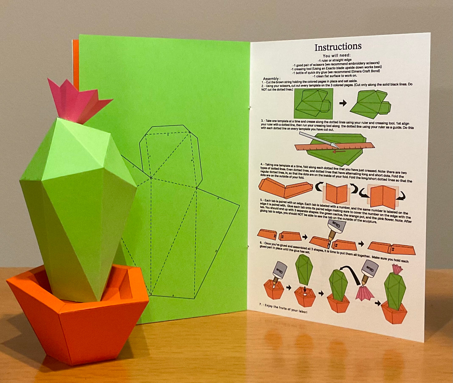 Cactus Sculpture Greeting Card